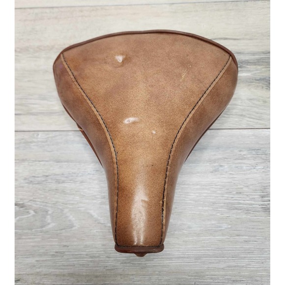 Handbags - Vintage Persons Bicycle Cruiser Saddle Seat Made‎ in USA Brown tan